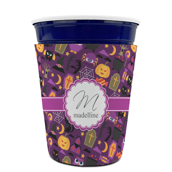 Halloween Party Cup Sleeves - without bottom - FRONT (on cup)