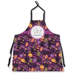 Halloween Apron Without Pockets w/ Name and Initial