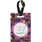 Halloween Plastic Luggage Tag - Rectangular w/ Name and Initial