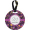 Halloween Plastic Luggage Tag - Round (Personalized)