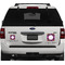 Halloween Personalized Square Car Magnets on Ford Explorer
