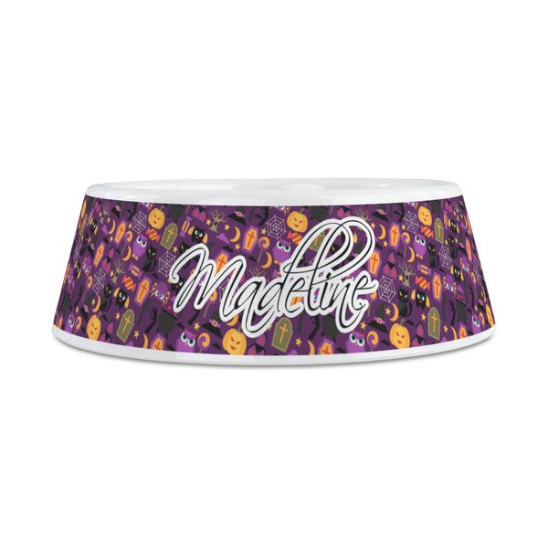 Halloween Plastic Dog Bowls - Medium - FRONT