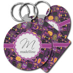Halloween Plastic Keychain (Personalized)