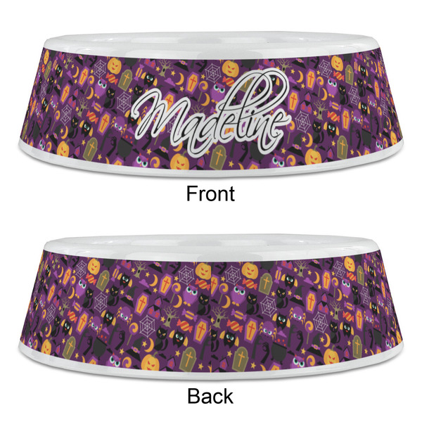 Halloween Plastic Pet Bowls - Large - APPROVAL