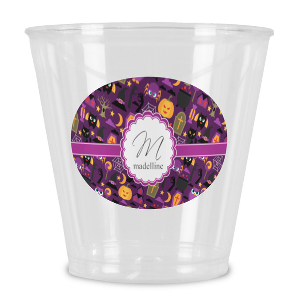 Custom Halloween Plastic Shot Glass (Personalized)
