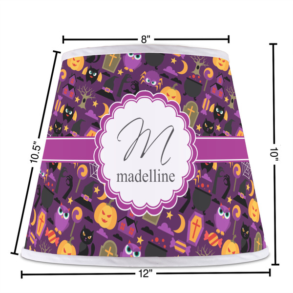 Halloween Poly Film Empire Lampshade - Dimensions