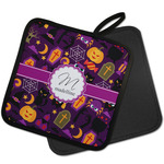 Halloween Pot Holder w/ Name and Initial