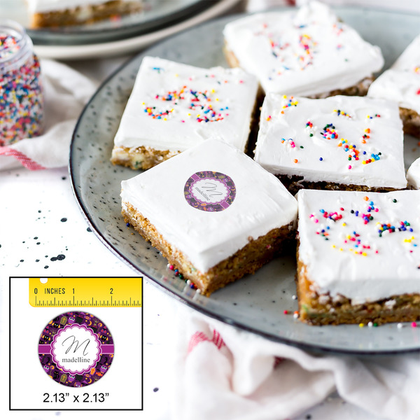 Halloween Printed Icing Circle - Small - In Context