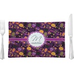 Halloween Glass Rectangular Lunch / Dinner Plate (Personalized)