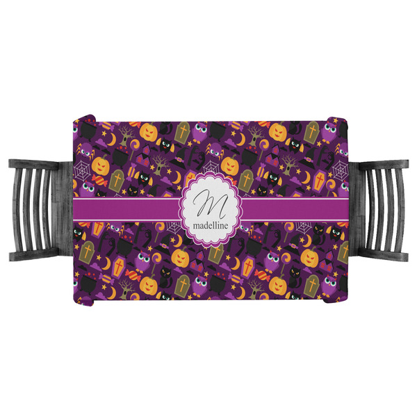Custom Halloween Tablecloth - 58"x58" (Personalized)