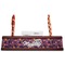 Halloween Red Mahogany Nameplates with Business Card Holder - Straight