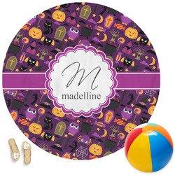 Halloween Round Beach Towel (Personalized)