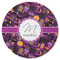 Halloween Round Rubber Backed Coaster (Personalized)