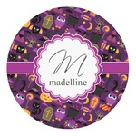 Halloween Round Decal - Small (Personalized)