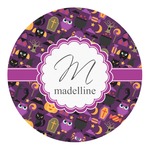 Halloween Round Decal - Medium (Personalized)
