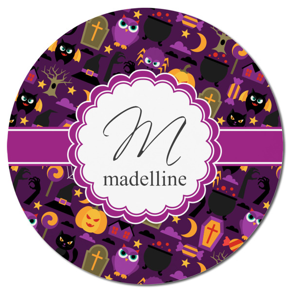 Halloween Round Fridge Magnet - FRONT