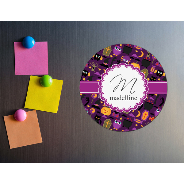Halloween Round Fridge Magnet - LIFESTYLE