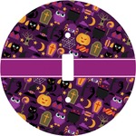 Halloween Round Light Switch Cover