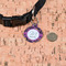 Halloween Round Pet ID Tag - Small - In Context