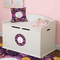 Halloween Round Wall Decal on Toy Chest