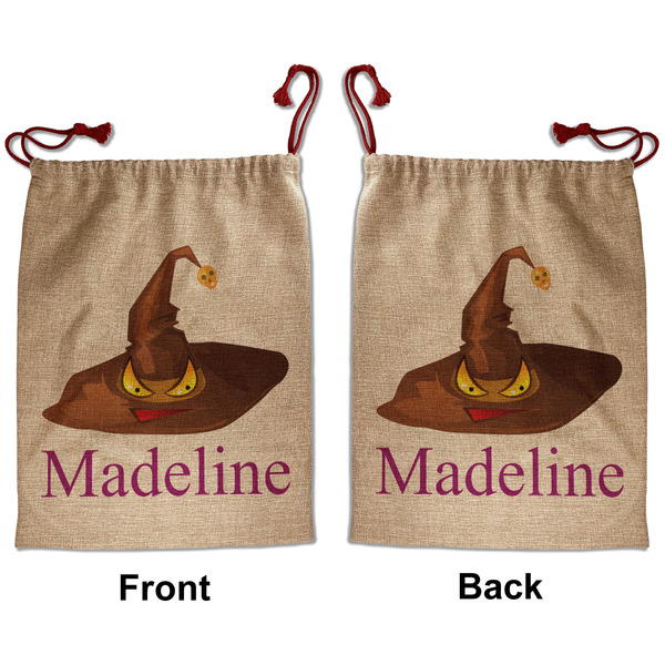 Halloween Santa Bag - Front and Back