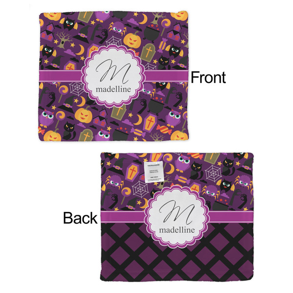 Halloween Security Blanket - Front & Back View