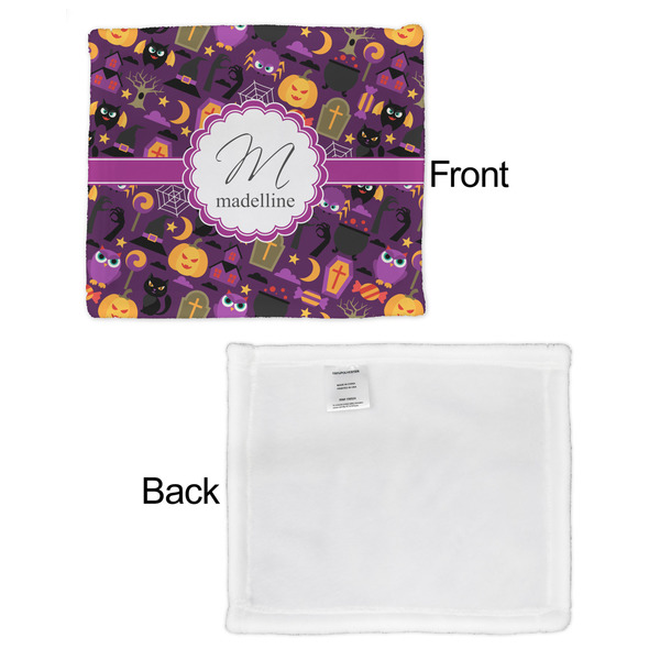 Halloween Security Blanket - Front & White Back View