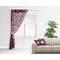 Halloween Sheer Curtain With Window and Rod - in Room Matching Pillow