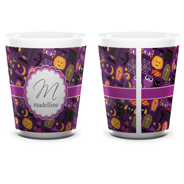 Halloween Shot Glass - White - APPROVAL