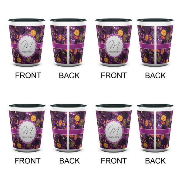 Halloween Shot Glassess - Two Tone - Set of 4 - APPROVAL