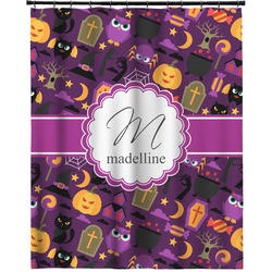 Halloween Extra Long Shower Curtain - 70"x84" (Personalized)
