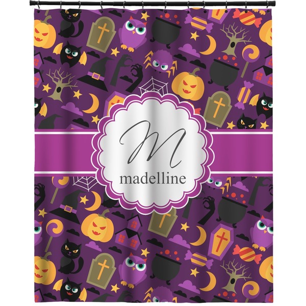 Custom Halloween Extra Long Shower Curtain - 70"x84" (Personalized)