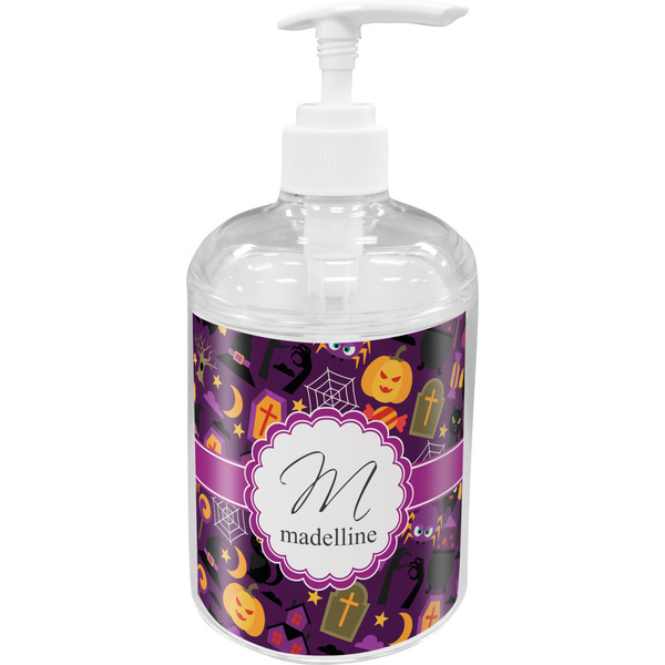 Custom Halloween Acrylic Soap & Lotion Bottle (Personalized)
