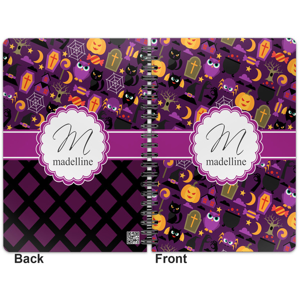 Halloween Spiral Journal 7 x 10 - Apvl