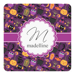 Halloween Square Decal - Large (Personalized)