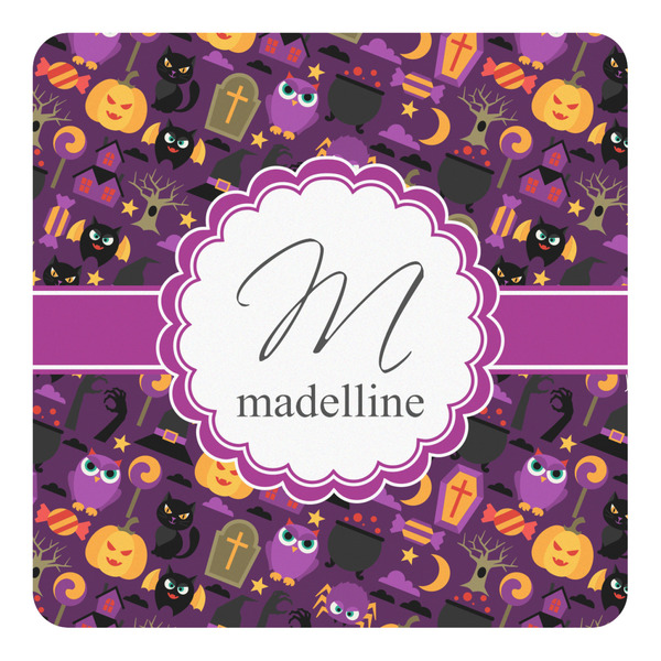 Custom Halloween Square Decal - Medium (Personalized)