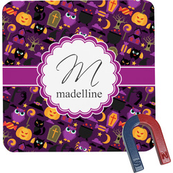 Halloween Square Fridge Magnet (Personalized)