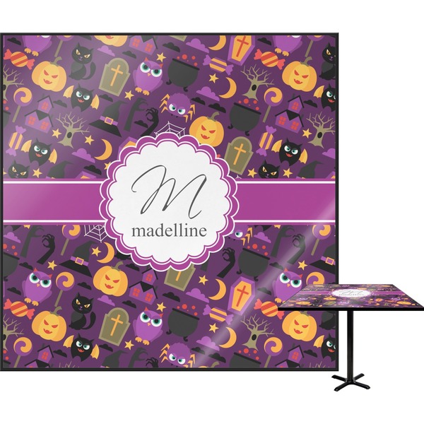 Custom Halloween Square Table Top - 24" (Personalized)