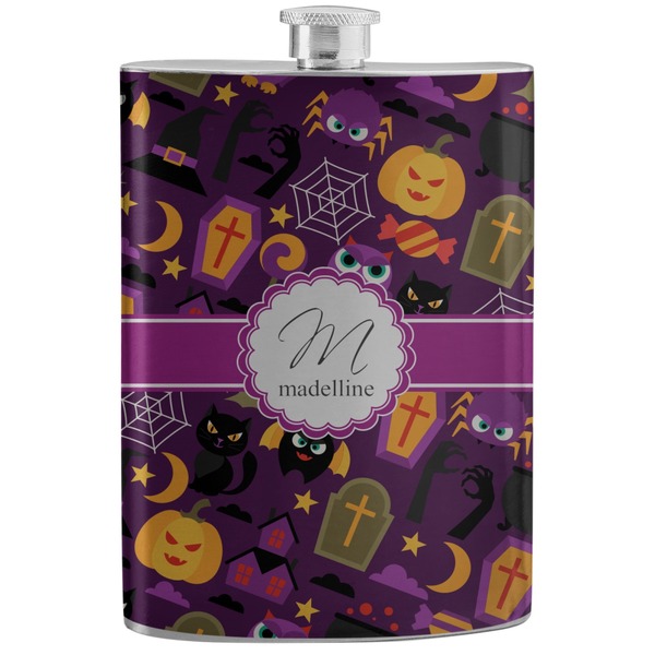 Custom Halloween Stainless Steel Flask (Personalized)