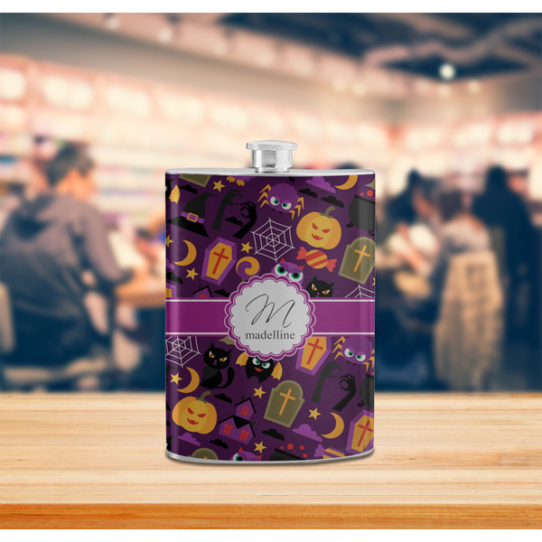 Halloween Stainless Steel Flask - LIFESTYLE 2