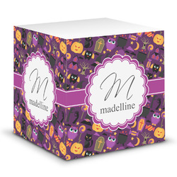 Halloween Sticky Note Cube (Personalized)