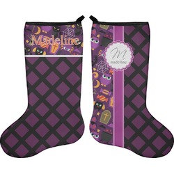 Halloween Holiday Stocking - Double-Sided - Neoprene (Personalized)
