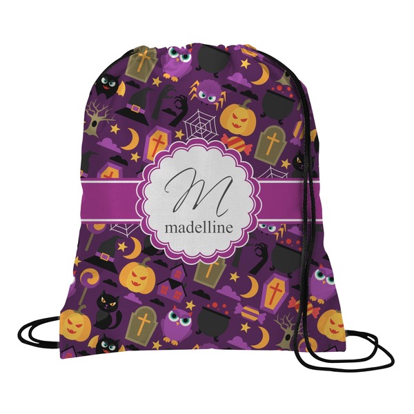 Custom Halloween Drawstring Backpack - Large (Personalized)