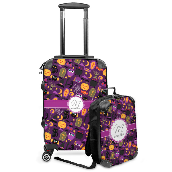 Custom Halloween Kids 2-Piece Luggage Set - Suitcase & Backpack (Personalized)