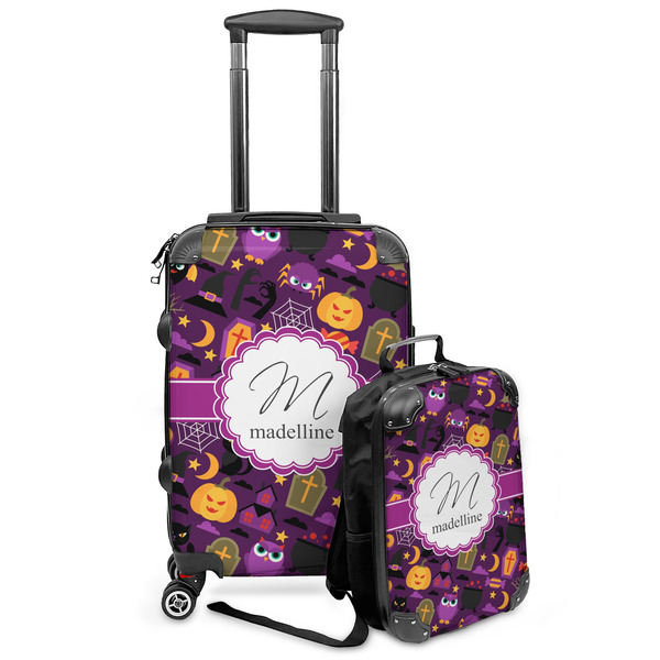 Custom Halloween Kids 2-Piece Luggage Set - Suitcase & Backpack (Personalized)
