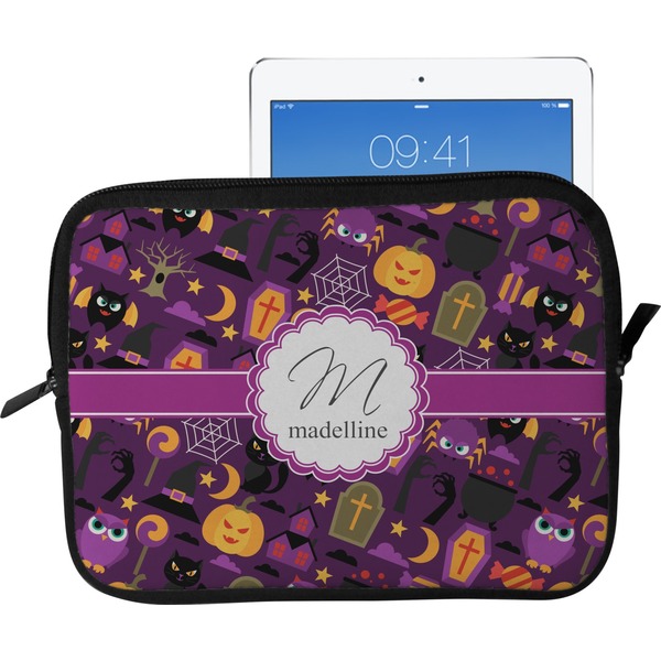 Custom Halloween Tablet Case / Sleeve - Large (Personalized)