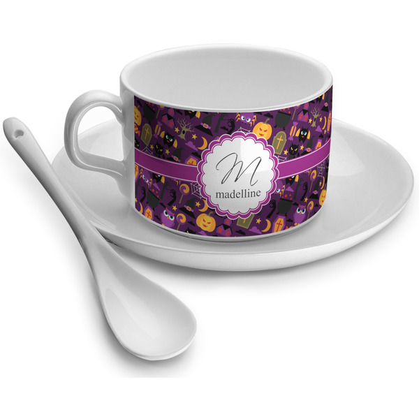 Custom Halloween Tea Cup - Single (Personalized)