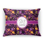 Halloween Rectangular Throw Pillow Case - 12"x18" (Personalized)