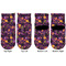 Halloween Toddler Ankle Socks - Double Pair - Front and Back - Apvl
