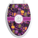 Halloween Toilet Seat Decal - Elongated (Personalized)